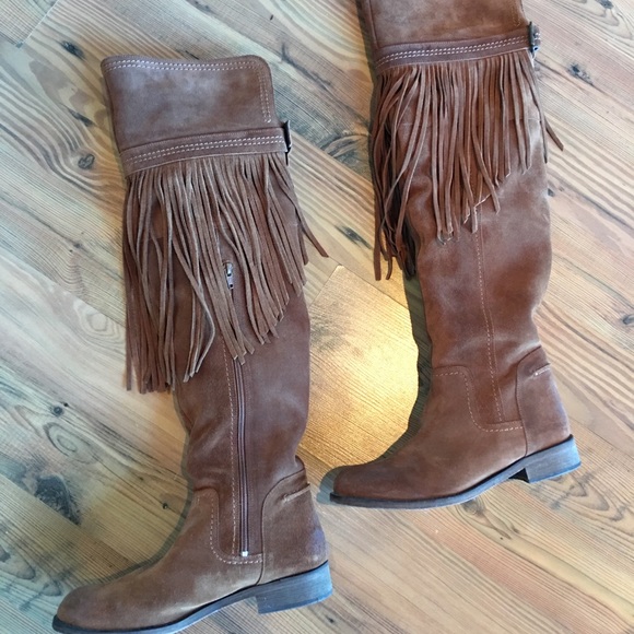 Free People Can’t Stop the Fringe over knee boots - Picture 6 of 8